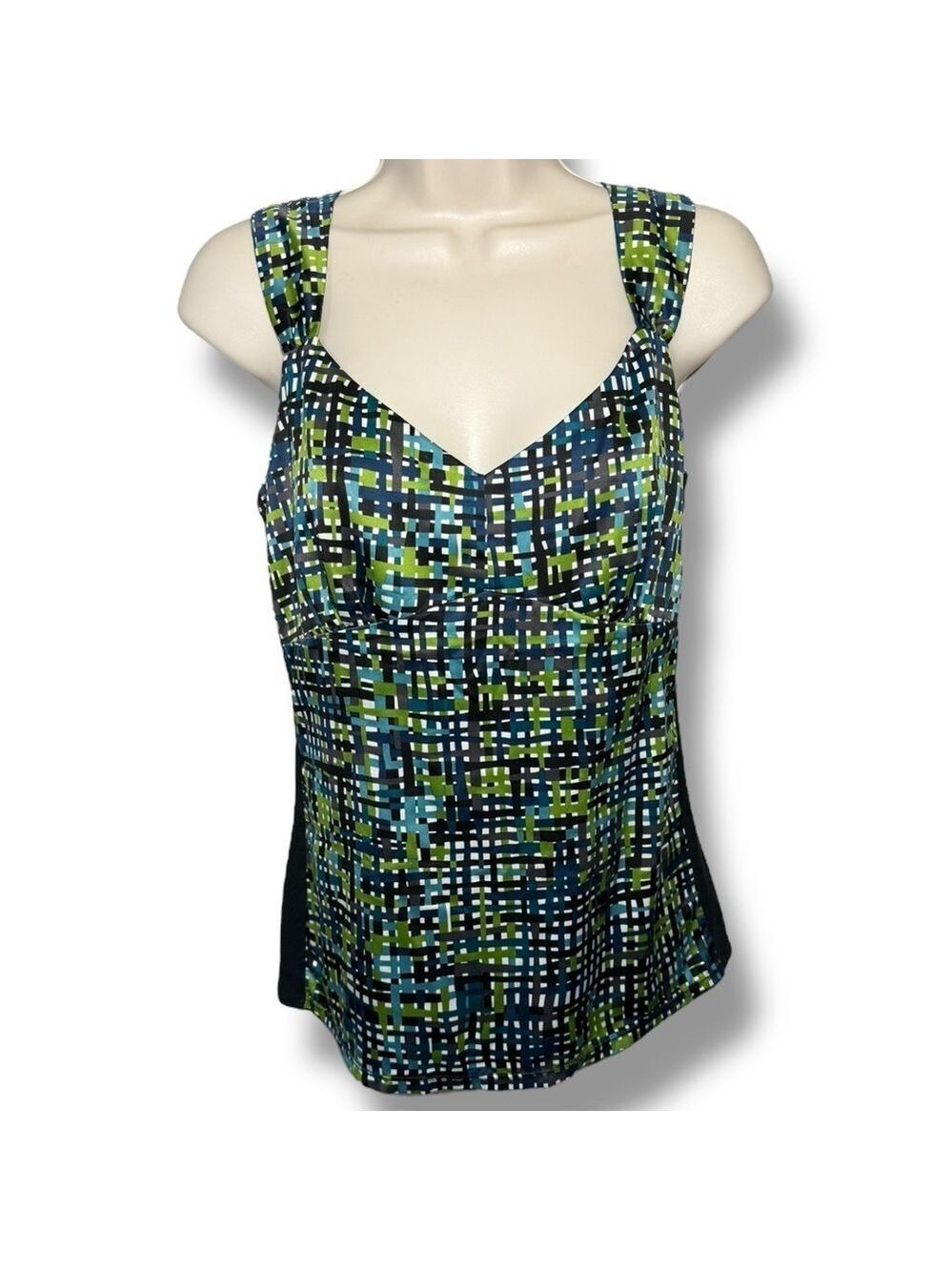 Ann Taylor Women’s Tank Blue Green Size Medium